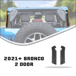 OSD American Flag 2 Door ABS Roll Bar Protection Covers - 2021+ Bronco 2 Door - StickerFab