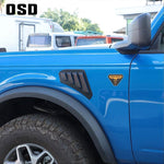 OSD Fender Vents - 2021+ Bronco (non-Raptor / Heritage / Everglades) - StickerFab