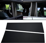 OSD Gloss Black Trim Pillar Overlays - 2021+ Bronco 4 Door - StickerFab