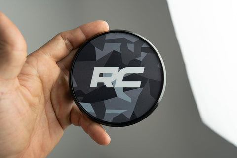 RC 3.5" Black Series Round Cover Overlays - Universal - StickerFab