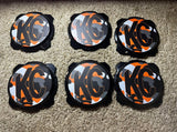 KC HiLITES Pro6 / Titan Gravity Light Cover Overlays - Universal - StickerFab