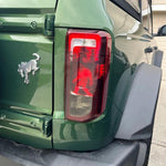 Bigfoot aka Sasquatch in the Woods Tail Light Overlays - 2021+ Bronco - StickerFab