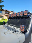 KC HiLITES Pro6 / Titan Gravity Light Cover Overlays - Universal - StickerFab