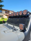 KC HiLITES Pro6 / Titan Gravity Light Cover Overlays - Universal - StickerFab