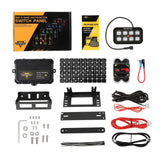 Auxbeam 8 Gang RGB Led Switch Panel Kit wtih App - Universal - StickerFab