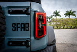 Bigfoot aka Sasquatch in the Woods Tail Light Overlays - 2021+ Bronco - StickerFab