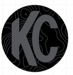 KC HiLites Pro6 Gravity Light Cover Topo Overlays - Universal