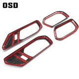 OSD Matte Dry Carbon Fiber Door Handle Trim Panels - 2021+ Bronco