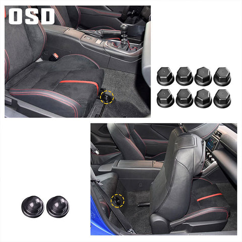 OSD Car Seat Bolt Covers fits 2022+ BRZ / GR86