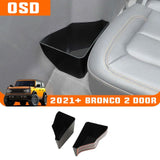 OSD Rear Seat Side Storage Set - 2021+ Bronco 2 Door - StickerFab