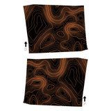 Topographic Interior Door Handle Overlays - 2024+ Land Cruiser