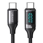 USAMS USB-C Port Cable to Lightning or USB-C with LCD - 2021+ Bronco / Bronco Sport / 2022 Maverick - StickerFab